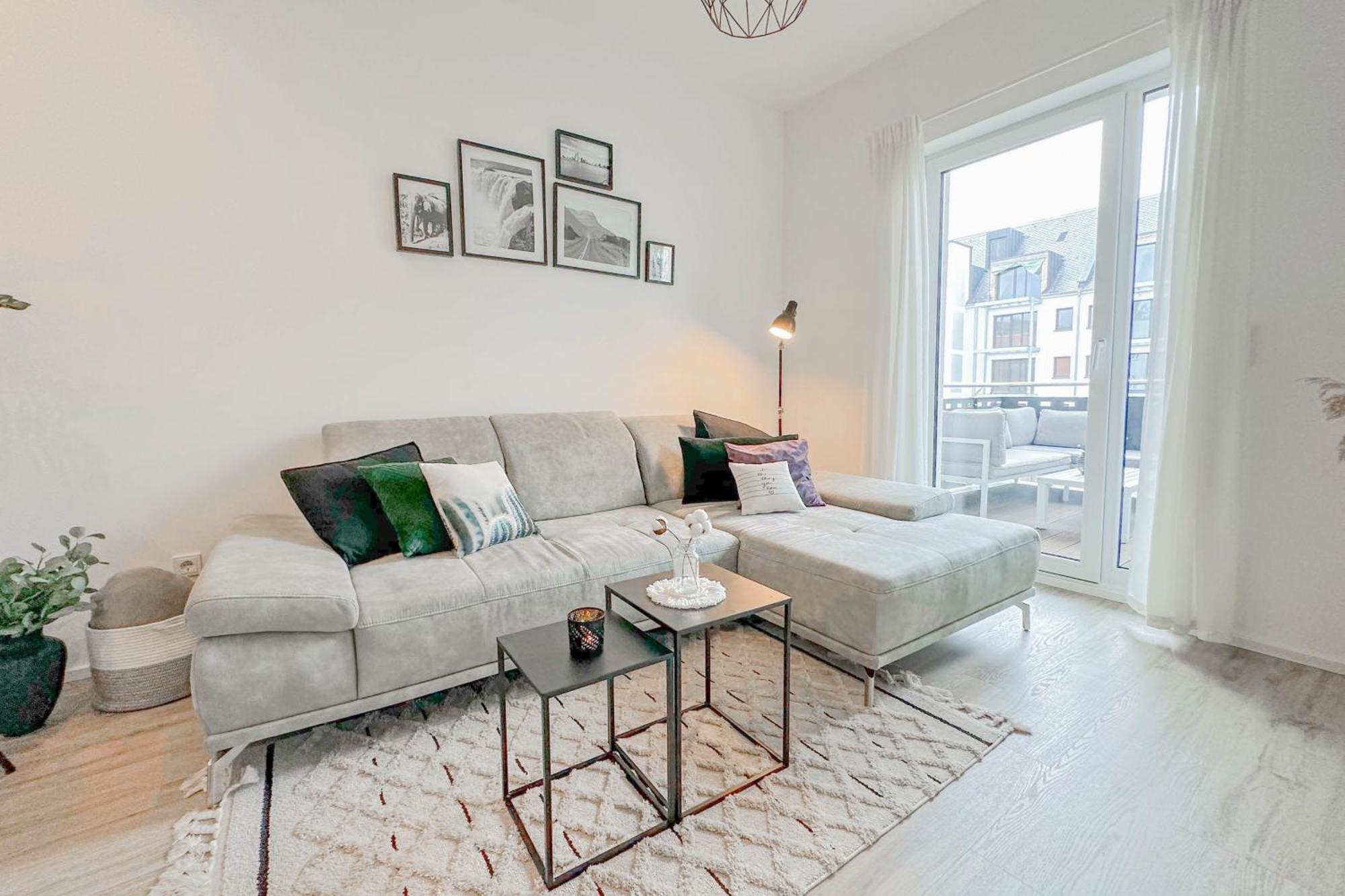 Modernes Trierer Cityloft Mit Grossem Balkon Экстерьер фото